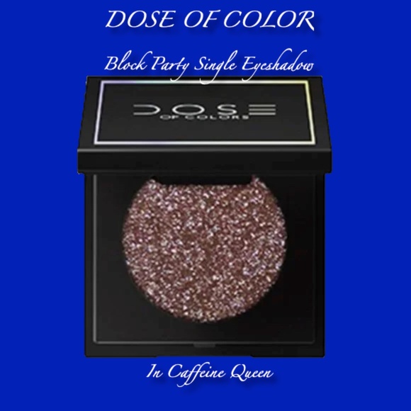 🌺Host Pick🌺DOSE OF COLORS  Block Party Single Eyeshadow In Caffeine Queen - Picture 1 of 7